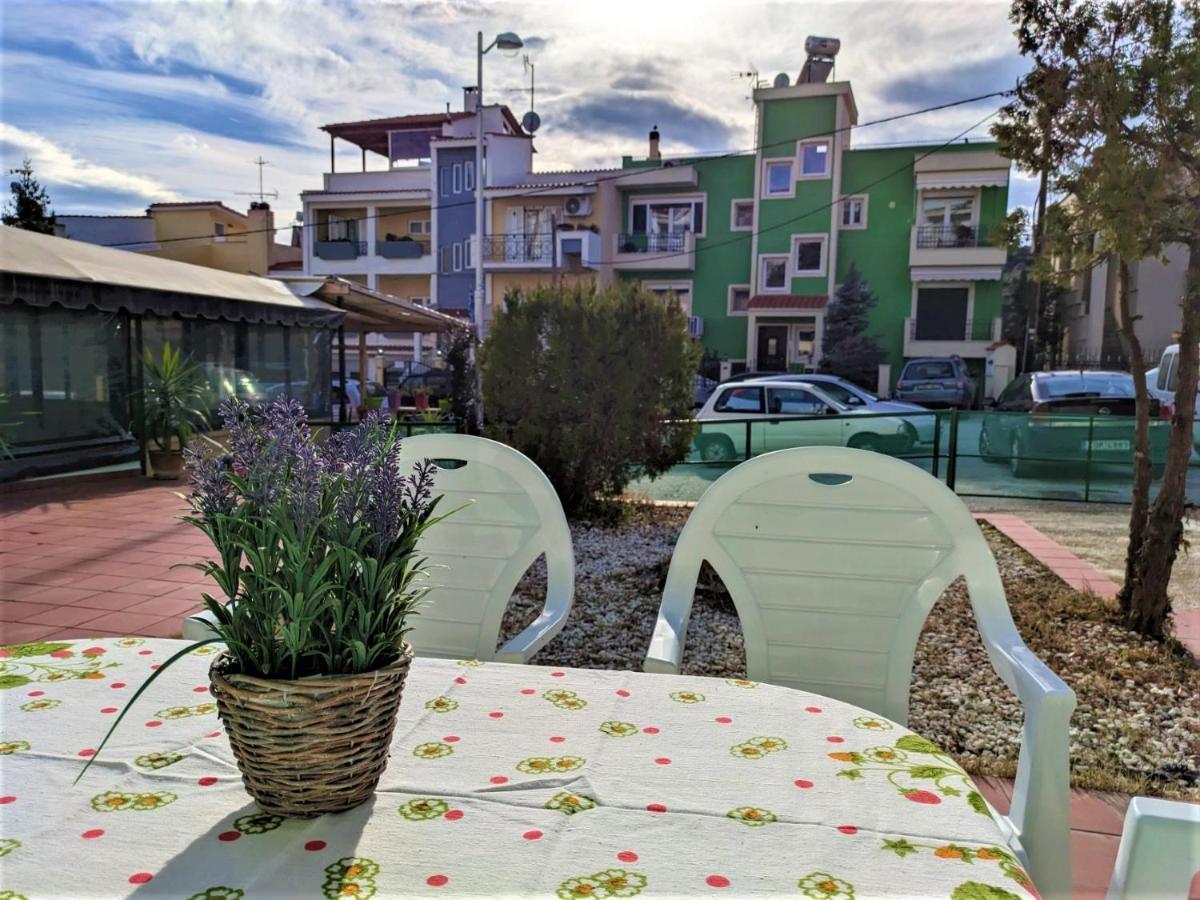 Ferienwohnung Grace : Garden And Terrace House Kavala Exterior foto