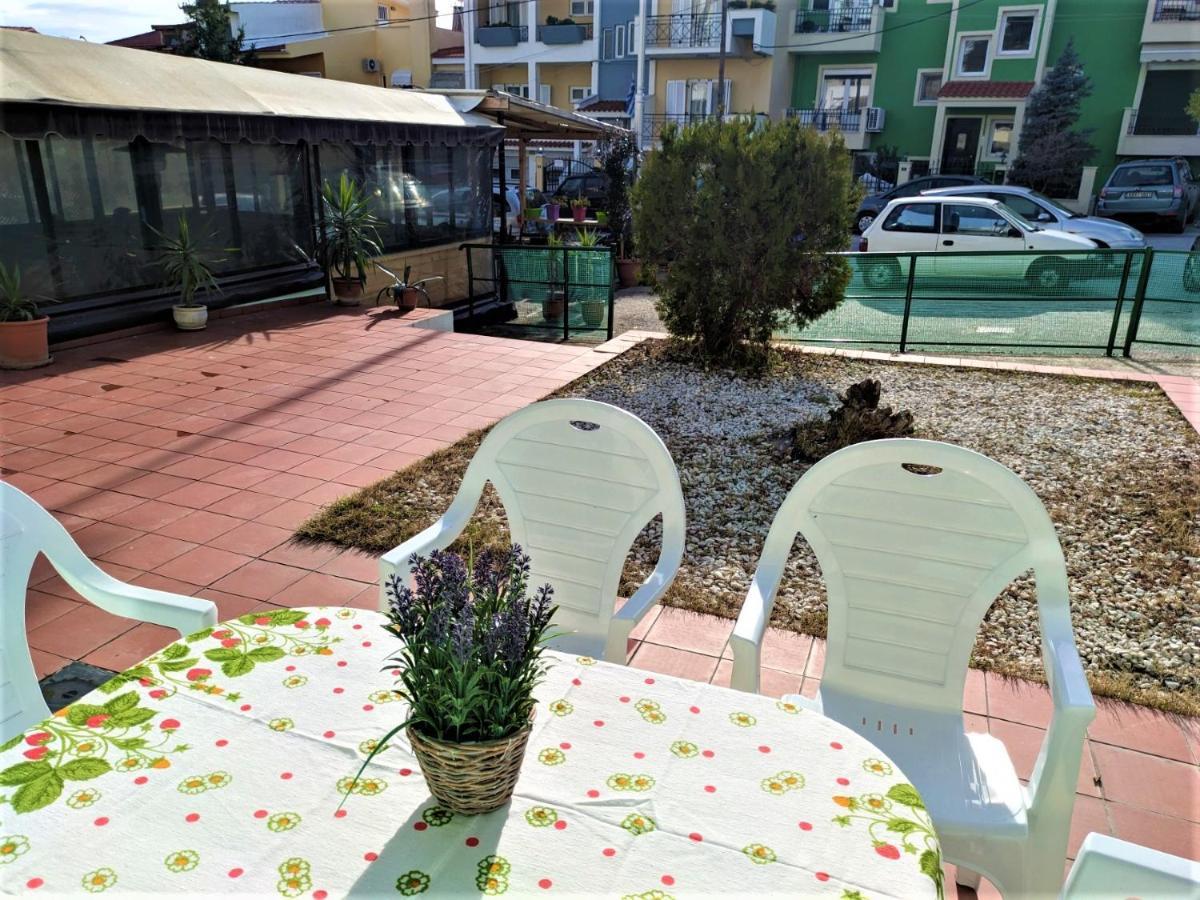 Ferienwohnung Grace : Garden And Terrace House Kavala Exterior foto