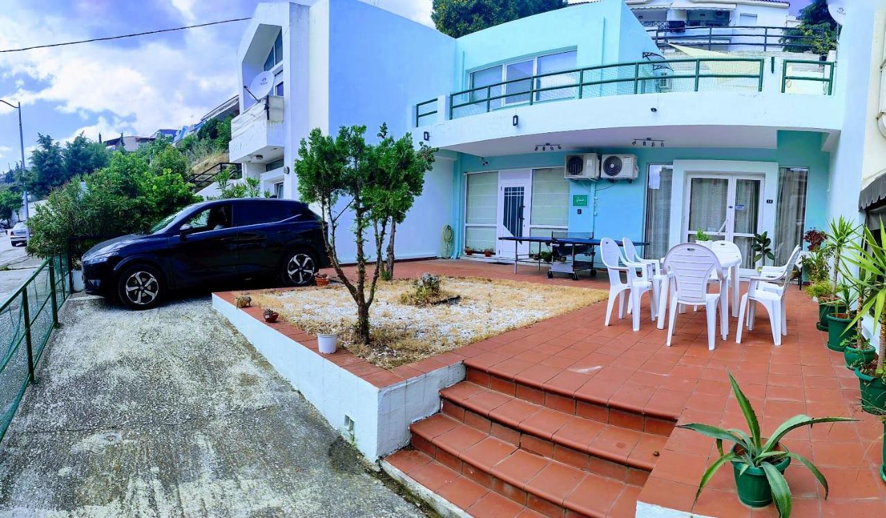 Ferienwohnung Grace : Garden And Terrace House Kavala Exterior foto